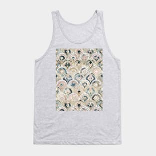 Art Deco Marble Tiles in Soft Pastels Tank Top